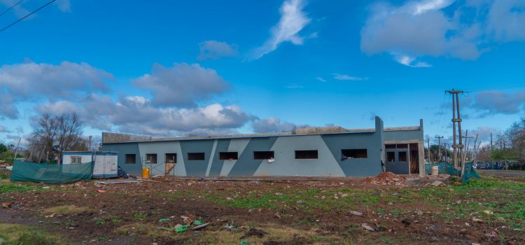 El Intendente supervisó el avance de la obra del centro de salud de San Felipe