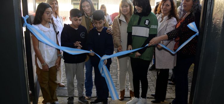 Elisa Abella acompañó la inauguración de obras de refacción en la Escuela Nº 5