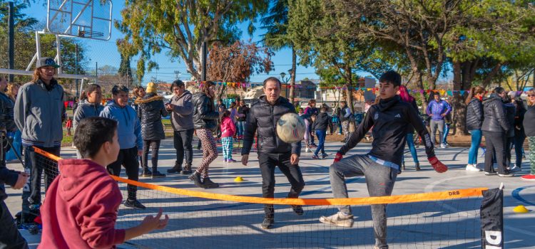 Los nuevos playones multideportivos, un espacio de encuentro y recreación en los barrios