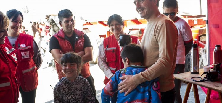 El Intendente acompañó una actividad para niños de la Asociación de Bomberos Voluntarios
