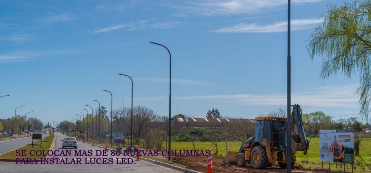  El Municipio sumará luminarias LED en la avenida Alfonsín