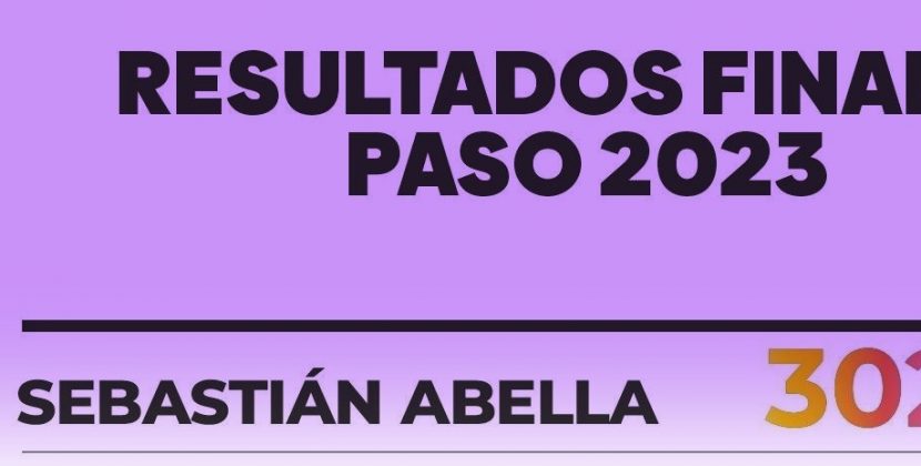 Resultados finales de las PASO: Abella superó los 30.000 votos