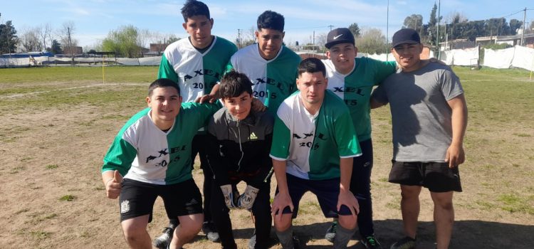 La agrupación Sentir apoyó un torneo de fútbol amateur solidario