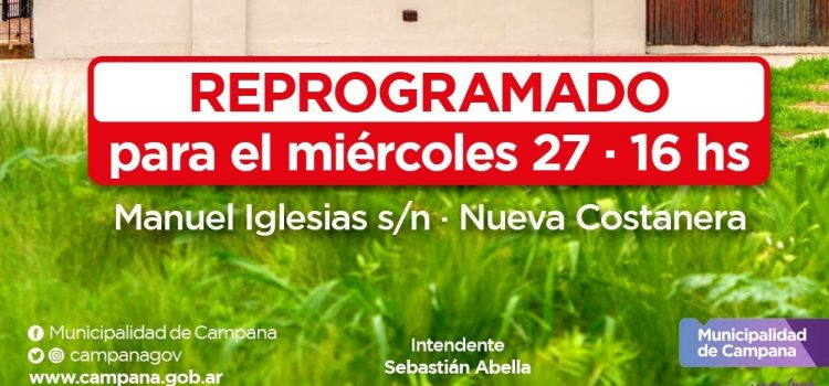 Nueva Costanera: invitan a los vecinos a ser parte de la apertura de la Casa de Turismo e Islas