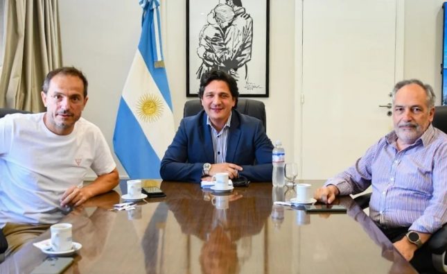 Abella mantuvo un encuentro de trabajo con el Presidente de Trenes Argentinos