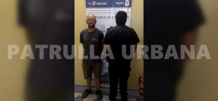 La Patrulla Urbana detuvo a un hombre que robaba picaportes
