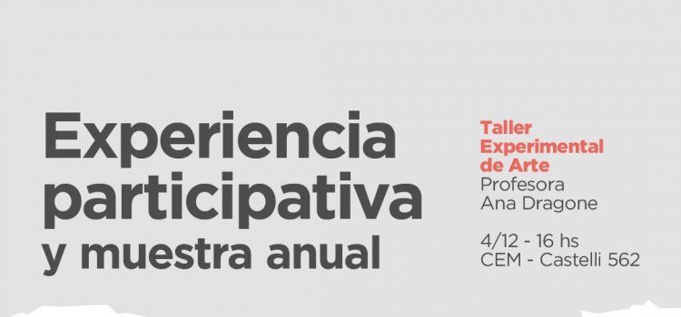 El Taller Municipal Experimental de Arte invita a los vecinos a su muestra anual