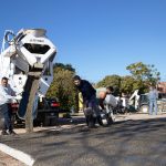 Otamendi: con el acompañamiento del Intendente, se encendieron las nuevas luces de la calle Gigena